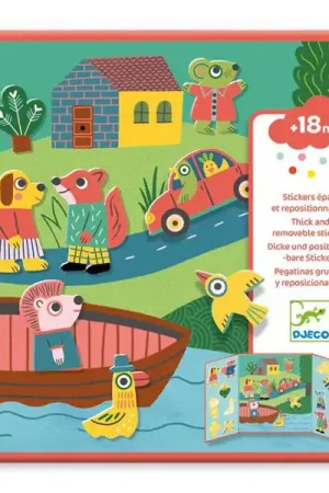 Pas Cher Pochette DIY pour les tout-petits - Stickers épais et repositionnables