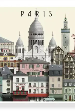 Carte postale A5 Paris III - Martin Schwartz Meilleur Prix