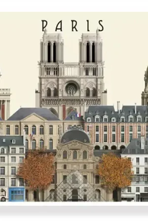 Carte postale A5 Paris I - Martin Schwartz Achetez Aujourd'hui