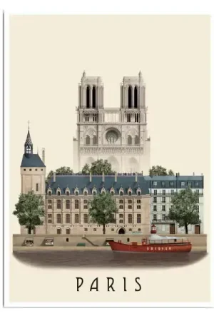 Carte postale A6 Paris IV - Martin Schwartz Offre Spéciale