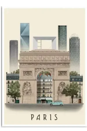 Produit De Marque Carte postale A6 Paris VIII - Martin Schwartz