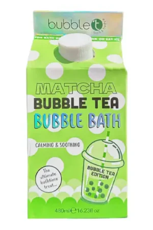 Bain moussant au Matcha - 480 ml - Bubble T Cosmetics Nouvelle Collection