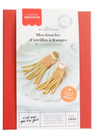 Kit DIY Bijouterie - Mes boucles d'oreilles à franges Quantité Limitée