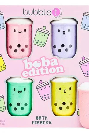 Coffret cadeau 4 bombes de bain Bobba édition - Bubble T Cosmetics Marque