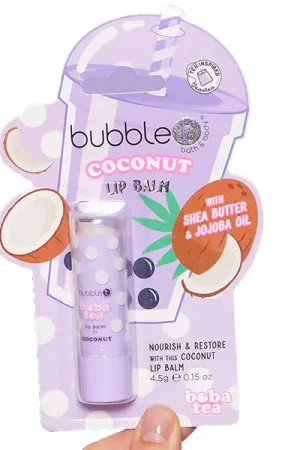 Expédition Rapide Baume à lèvres noix de coco Boba Tea - Bubble T Cosmetics