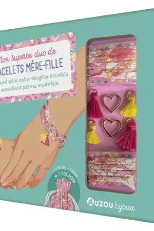 Soldes Kit créatif - Mon superbe duo de bracelets mère-fille - Auzou