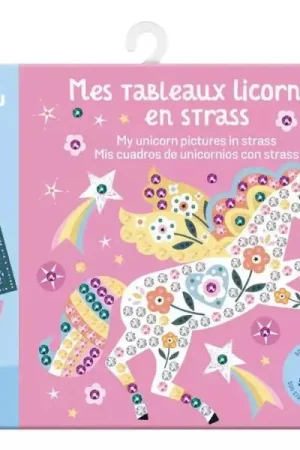 Produit De Marque Mes Tableaux licorne en strass - Auzou