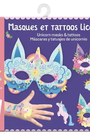 Masques et tattoos licornes - Auzou Expédié Aujourd'hui