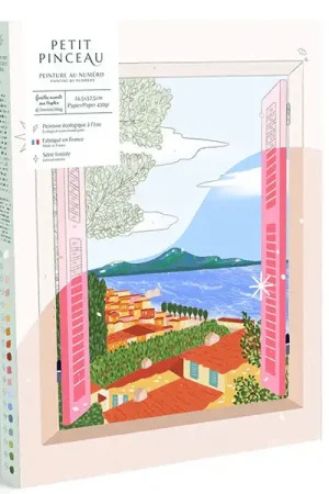 Coffret peinture au numéro - Petit Pinceau - Fenêtre ouverte sur Naples par Limistic - PETIT PINCEAU Achetez Aujourd'hui