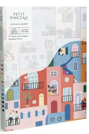 Coffret peinture au numéro - Petit Pinceau - Home Together par Mona Mai - PETIT PINCEAU Commander Maintenant