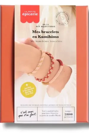 Kit DIY Bijouterie - Mes bracelets Kumihimo Meilleur Prix