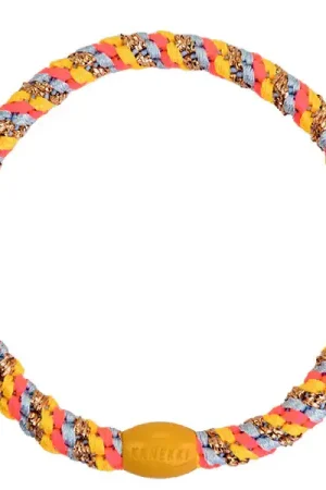 Bon Plan Elastique cheveux Orange fluo & Glitter Slim - Kknekki