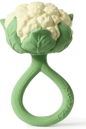 Jouet de dentition Hochet bébé Cauliflower le Chou - Oli&Carol Bon Marché