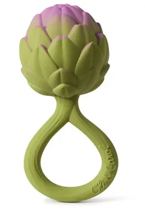 Vente Directe Jouet de dentition Hochet bébé Artichaud - Oli&Carol