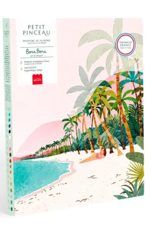 Coffret peinture au numéro - Petit Pinceau - Bora Bora par Tania Garcia Promotion Saisonnière