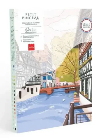 Coffret peinture au numéro - Petit Pinceau - La Petite France par Camille Clerc Meilleur Prix
