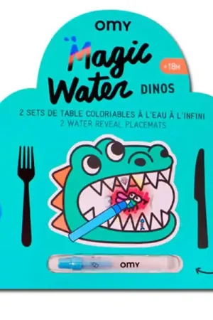 Retour Gratuit Kit Magic Water Dinos set de table - 18 mois - OMY