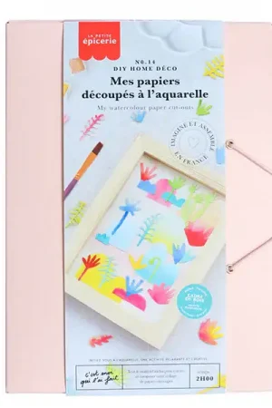 Achat Immédiat Kit DIY Home Déco - Mes Papiers découpés à l'Aquarelle