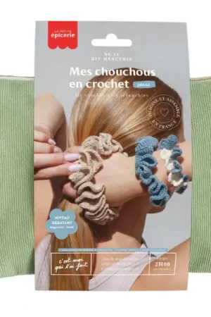 Offre Exclusive Kit DIY MERCERIE - Mes chouchous en crochet - Jean