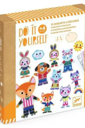 Kit Craft 15 Magnets à décorer - Djeco Prix Promo