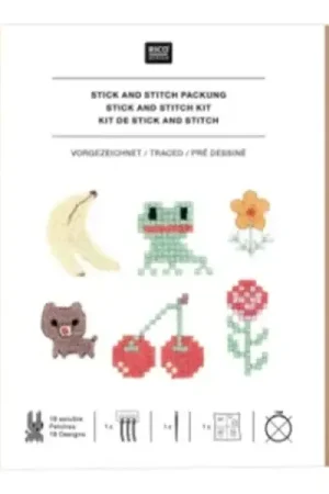 KIT DE BRODERIE PIXEL ART MIX - RICO DESIGN Offre Spéciale