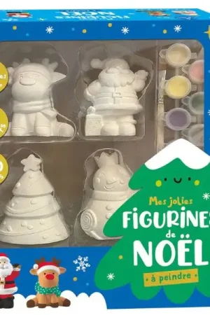Jusqu'à Épuisement Des Stocks Mes jolies figurines de Noël à peindre - 1 2 3 Soleil