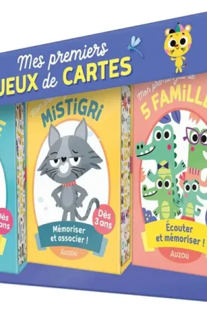 Coffret mes premiers jeux de cartes - Auzou Produit De Marque
