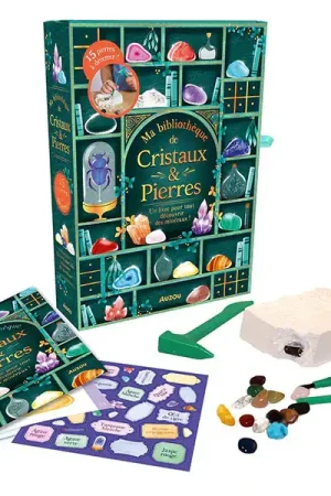 Ma Bibliothèque de Cristaux & Pierres - Auzou Petit Prix