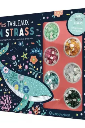 Expédié Aujourd'hui Mes Tableaux en strass - Auzou Créatif