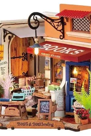 Pièce miniature Librairie du coin DIY - Rolife Seulement Aujourd'hui