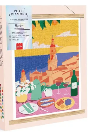 Coffret Petit Diamond - Diamond Painting Menton par Gisele Murias Authentique