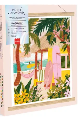 Jusqu'à Épuisement Des Stocks Coffret Petit Diamond - Diamond Painting Surfboards par Julia Cornelius