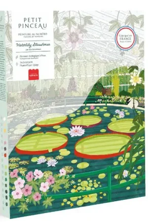 Vente Flash Coffret peinture au numéro - Petit Pinceau - Waterlily Glasshouse par Elaine Lee