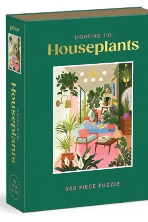 Paiement Sécurisé Puzzle Lighting 101 : Houseplants - 500 pièces - Galison