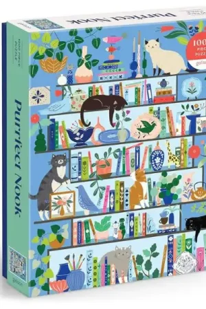 Puzzle Purrfect Nook - 1000 pièces - Galison Super Prix