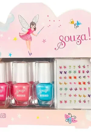 Quantité Limitée Set de vernis et stickers ongles - Souza