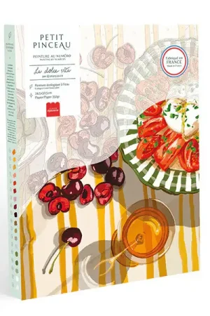 Authentique Coffret peinture au numéro - Petit Pinceau - La Dolce Vita par Ananya Bhandari