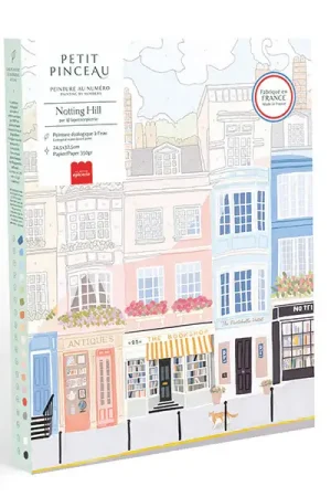 Satisfait Ou Remboursé Coffret peinture au numéro - Petit Pinceau - Notting Hill par La Petite Epicerie