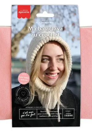 Seulement Aujourd'hui Kit DIY Mercerie - Ma Balaclava au crochet