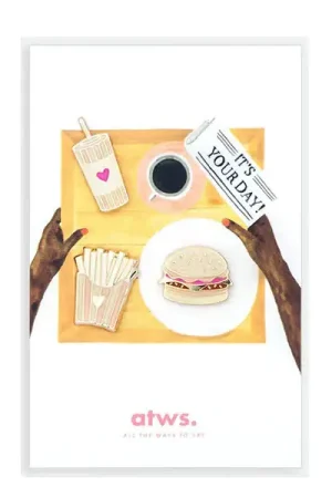 Dernier Modèle Lot de 3 Pin's Junk Food - ATWS
