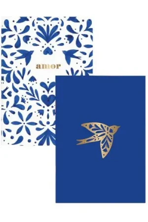 Super Prix Duo de Carnets Hirondelle Swallows & Amor A6 - ATWS