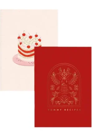 Duo de Carnets Yummy Recipes A6 - ATWS Petit Prix