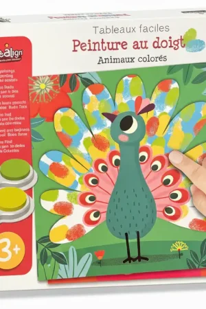 Peinture au doigt Animaux colorés - Créa Lign' Affaire À Saisir