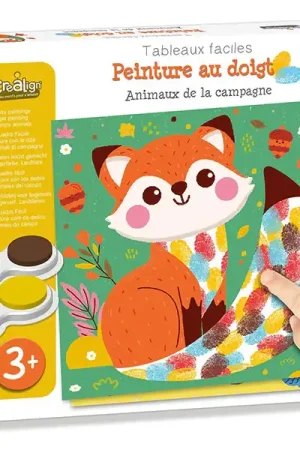 Peinture au doigt Animaux de la campagne - Créa Lign' Expédié Aujourd'hui