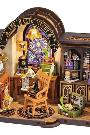 Pièce miniature Bureau de magie DIY - Rolife Paiement Sécurisé