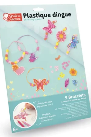 Usine Directe Kit plastique dingue bracelets - créations de bijoux enfants
