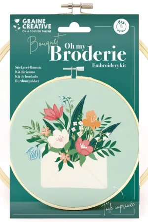 Commander Vite Kit broderie partielle - Bouquet