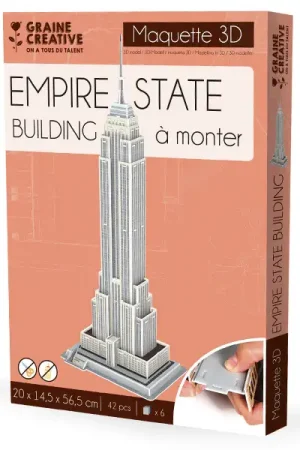 Prix Cassé Maquette 3D Empire State Building en mousse à construire