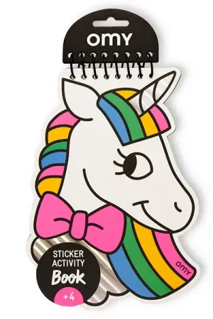 Petit Prix Carnet d'activité sticker - Lily la licorne