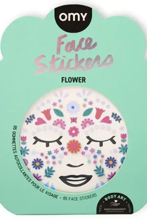 Soldes Stickers de visage - Flowers - OMY